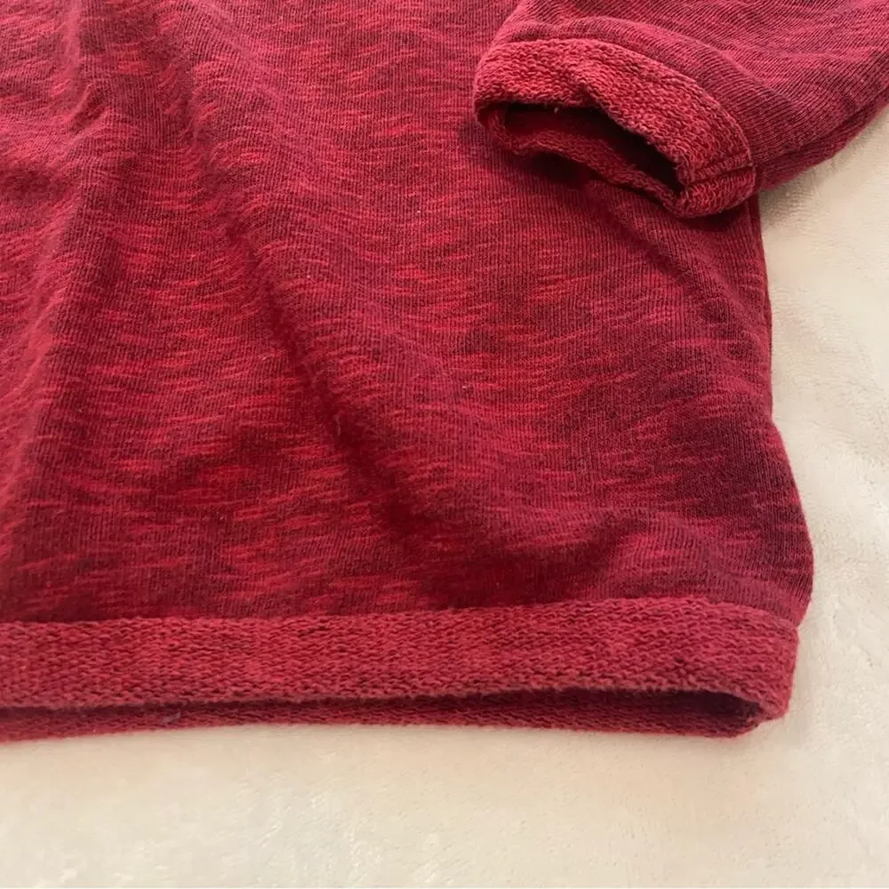 Zara Kids Embroidered Sweatshirt sz 6 Red Zara Sweatshirt